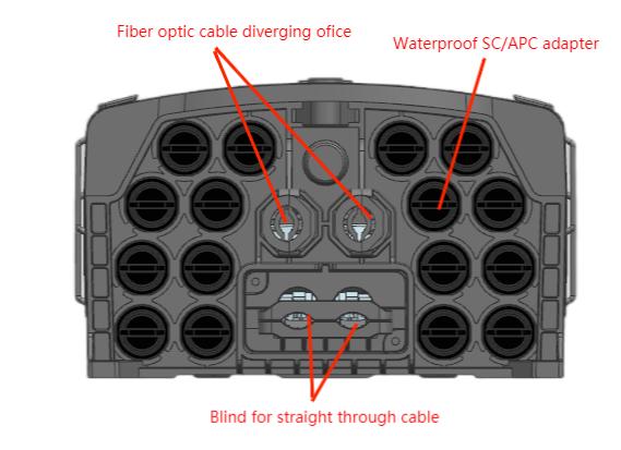 48 port fiber termination box port