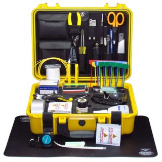 Fiber optic termination tool kit | 27-Piece Essential Fusion Splicing Tool Set