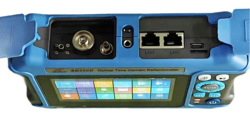 OTDR optical time domain reflectometer with OPM and VFL - Baudcom