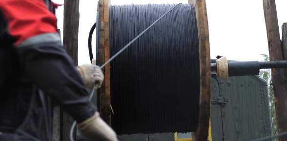 fiber aerial cable